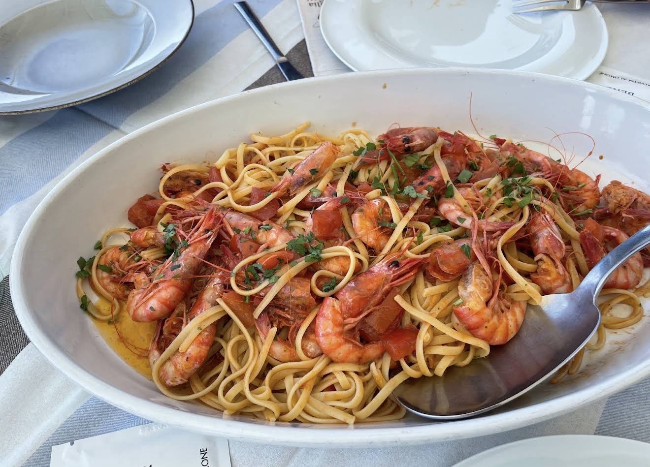 Linguine ai gamberi